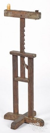 OAK RATCHET CANDLESTAND, MID 1
