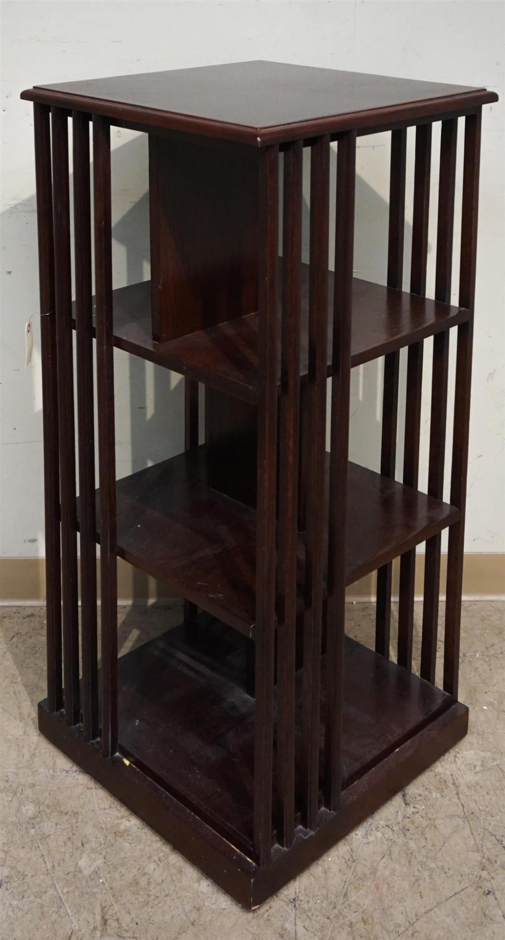 OAK REVOLVING BOOKSTAND, HEIGHT: