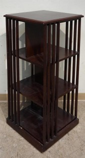 OAK REVOLVING BOOKSTAND, HEIGH