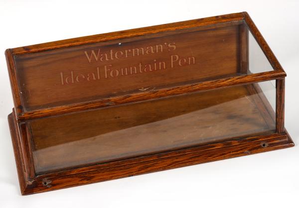 OAK SHOWCASE ADVERTISING WATERMAN'S