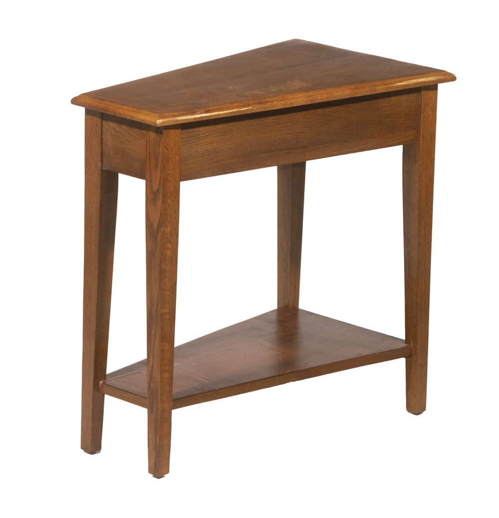 OAK SIDE TABLE Small End Table,
