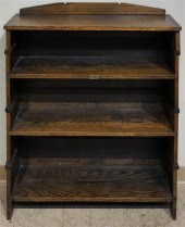 OAK STACKING OPEN BOOKCASEOak