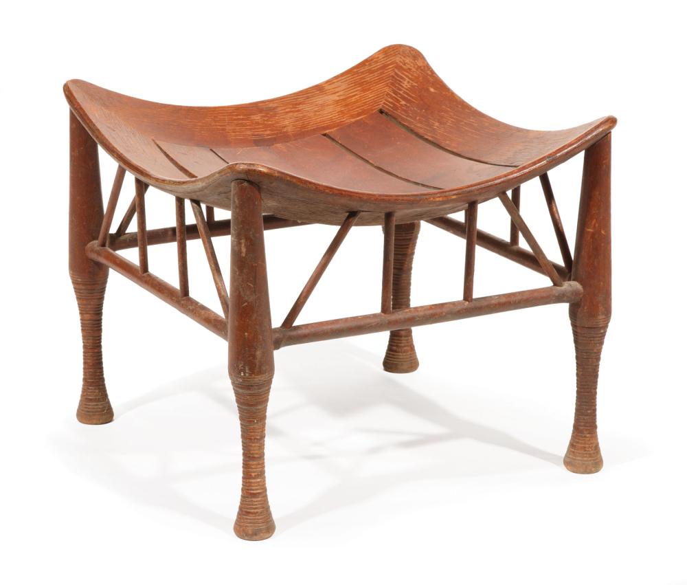 OAK THEBES STOOL, LIBERTY AND