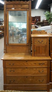 OAK THREE DRAWER PRINCESS DRES