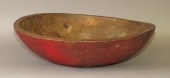 OAK TURNED KITCHEN BOWL WITH R