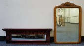 OAK WALL MIRROR AND CHERRY FIN