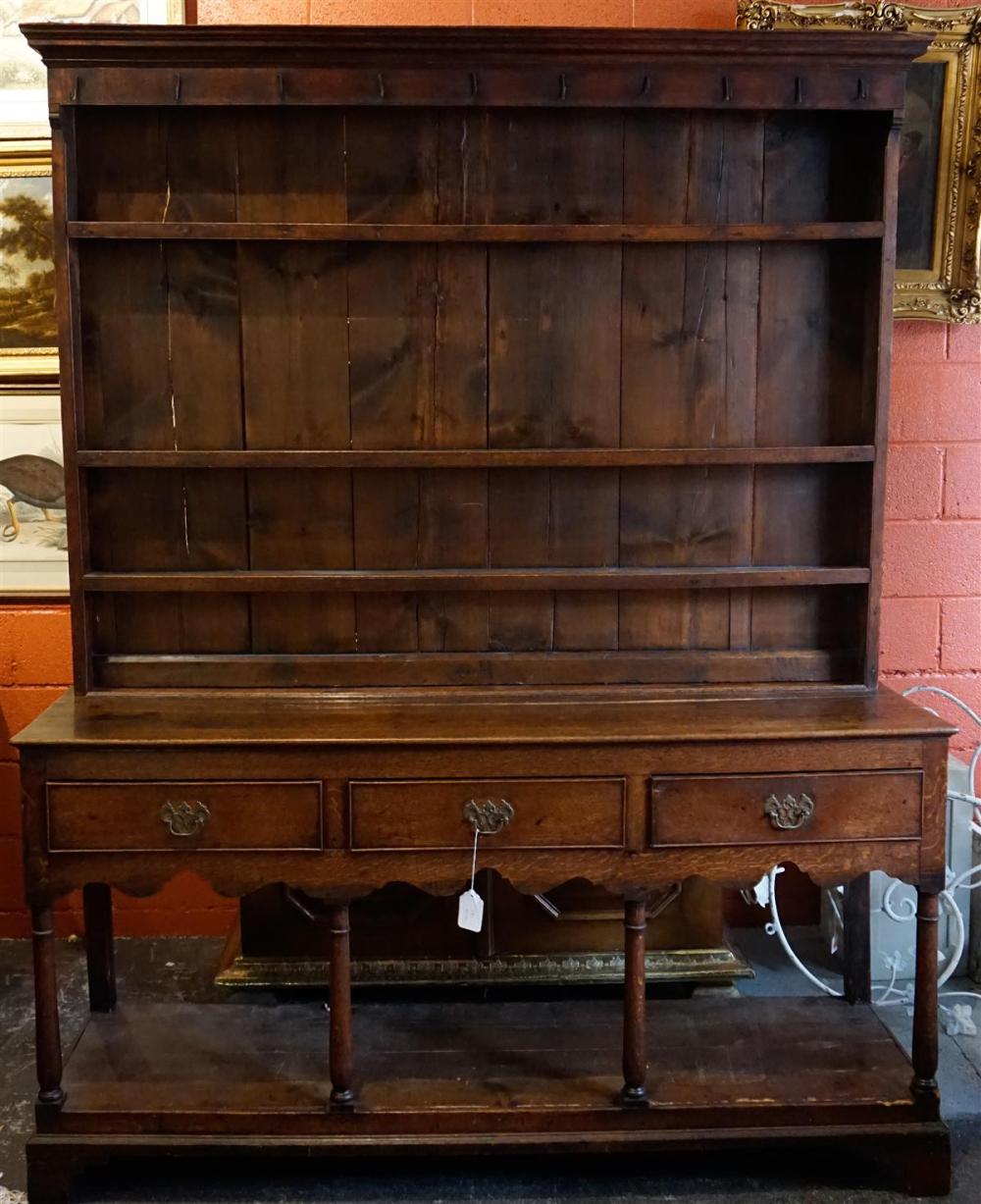 OAK WELSH DRESSER IN TWO PARTSOAK