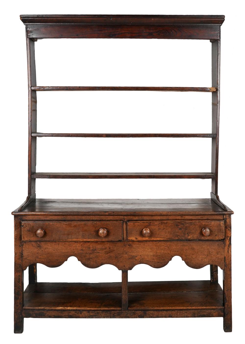 OAK WELSH DRESSERin two parts; 48