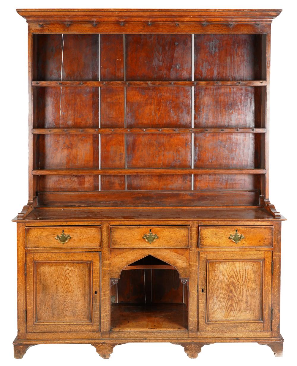 OAK WELSH DRESSERin two parts; 62