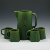 Oakwood Pottery Tankard and Fo