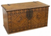 OAXACA MEXICO MARQUETRY BAUL W