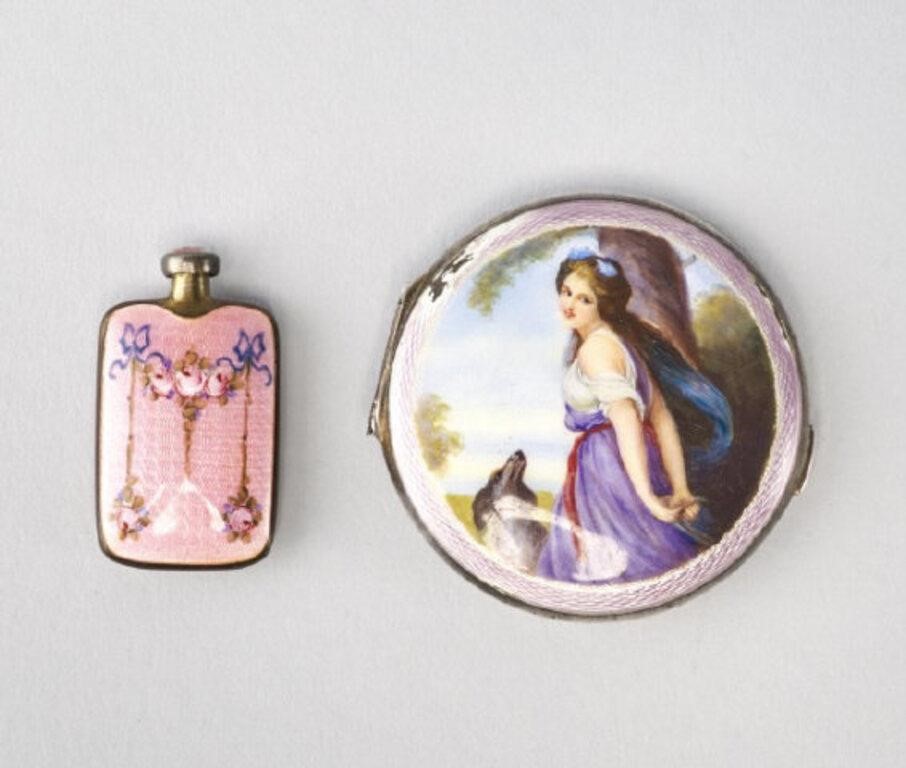 OBJETS DE VERTUA guilloché enameled