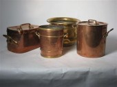 Oblong copper twin handled cov