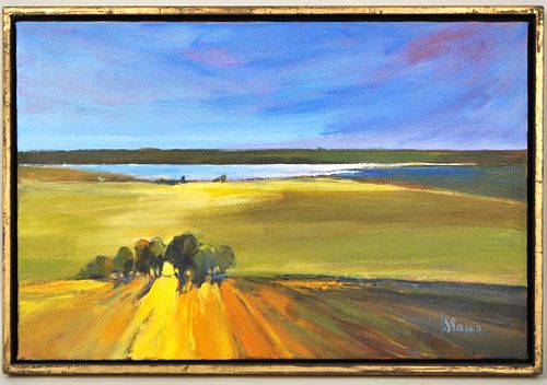 O/C CALIFORNIA LANDSCAPE, SIGNED