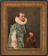 O/C PORTRAIT OF AN ELIZABETHAN