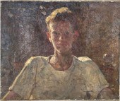 O/C PORTRAIT OF BOY, MANNER OF