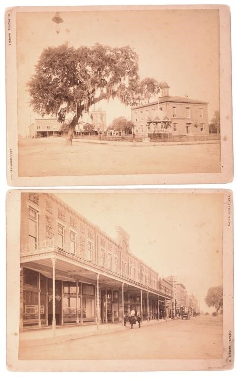 OCALA, (2) MOUNTED PHOTOS, EARLY