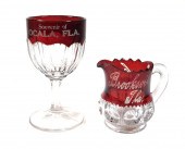 OCALA BROOKSVILLE RUBY GLASS S