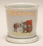 Occupational shaving mug, Blac