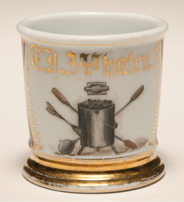 Occupational shaving mug,