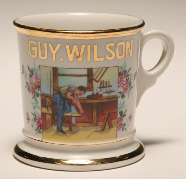 Occupational shaving mug,