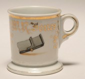 Occupational shaving mug, Carp