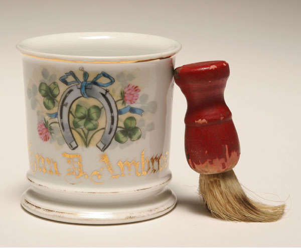 Occupational shaving mug, Good Luck