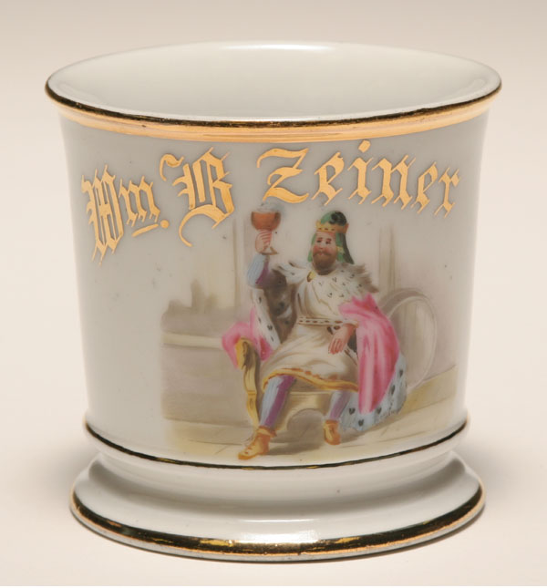 Occupational shaving mug, King