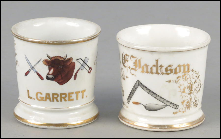 OCCUPATIONAL SHAVING MUG MASONRY.