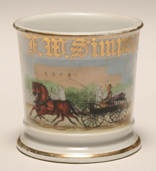 Occupational shaving mug, Match