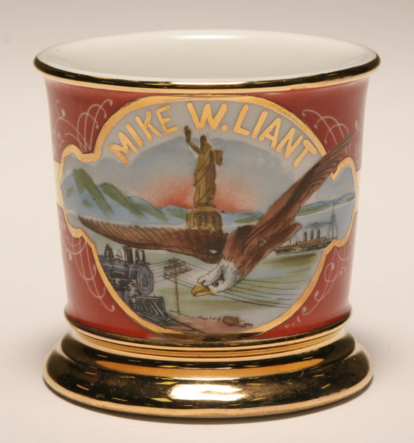 Occupational shaving mug, Patriotic