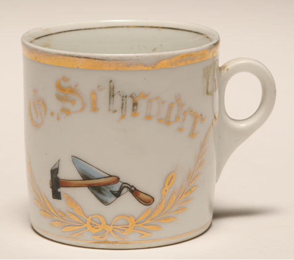 Occupational shaving mug, stone