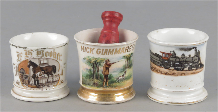 OCCUPATIONAL SHAVING MUG TRAIN