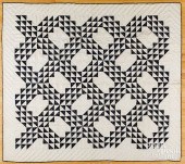 OCEAN WAVES PATCHWORK QUILT, 1