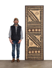 OCEANA REGION BARK CLOTH DISPL