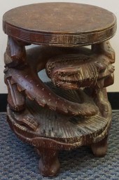 OCEANIC CARVED WOOD FIGURAL TH