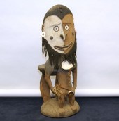 Oceanic carved wooden orator's