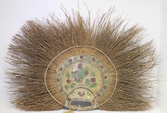 OCEANIC FAN, 19TH C FROM TONGA