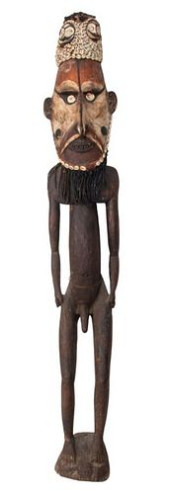 OCEANIC IATMUL CARVED WOOD MAL