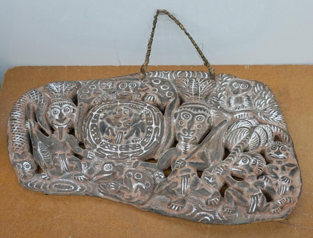 OCEANIC PAINTED AND CARVED WOOD