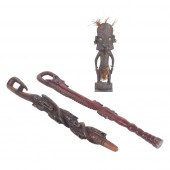 OCEANIC TRIBAL WOOD CARVINGS: