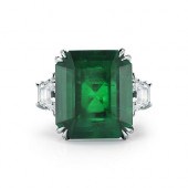 OCTAGON EMERALD RINGCOLOMBIAN