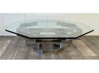 Octagonal coffee table with