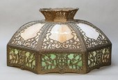 OCTAGONAL FILIGREE SLAG GLASS