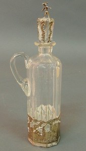 Octagonal form cut glass clare