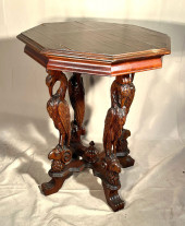 OCTAGONAL PLANT STAND<br>A Vic