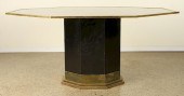 OCTAGONAL SMOKED GLASS BRONZE