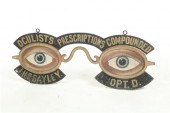 OCULIST TRADE SIGN.  American