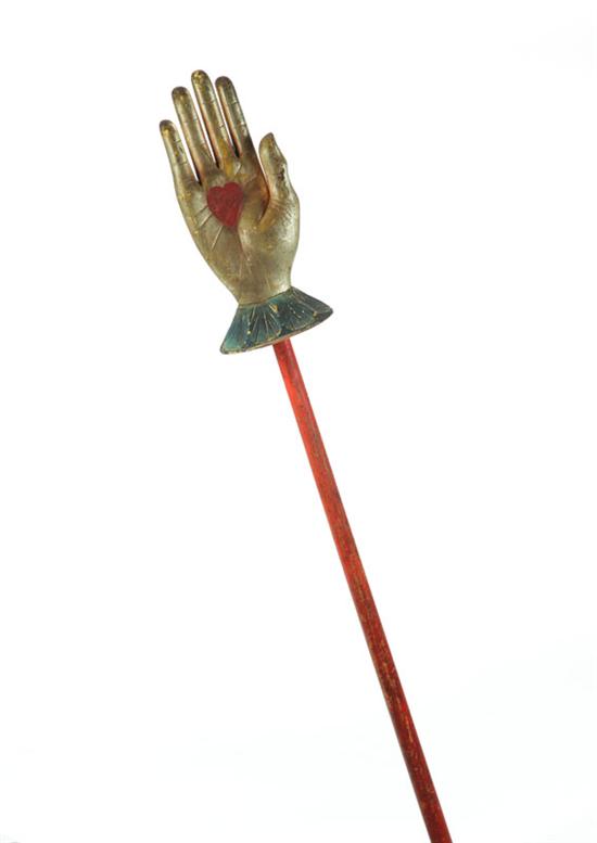 ODD FELLOWS HEART-IN-HAND STAFF. 