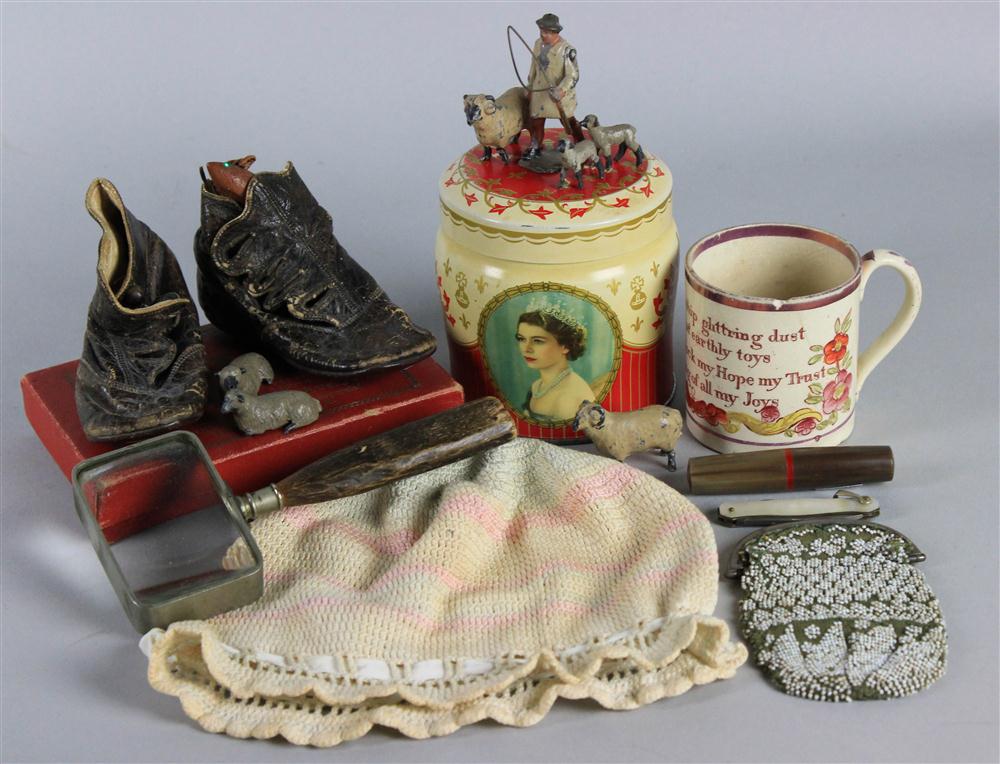 ODD GROUP OF OBJECTS including a